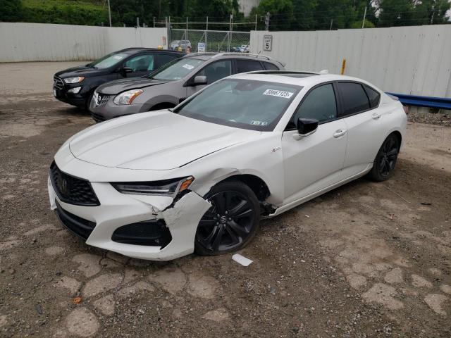 ACURA TLX TECH A 2021 with VIN 19UUB6F50MA008733 - Photo from auction