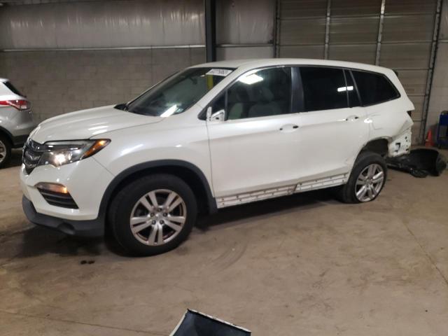 HONDA PILOT LX 2016 with VIN 5FNYF6H15GB009791 - Photo from auction