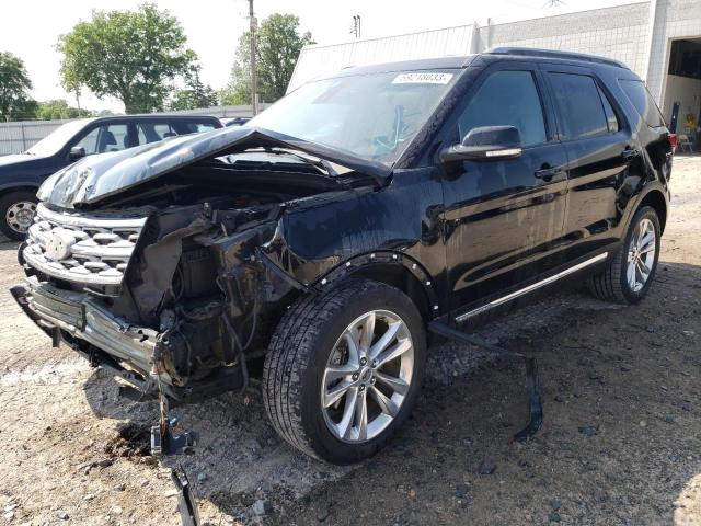 FORD EXPLORER X 2018 with VIN 1FM5K8D87JGA96390 - Photo from auction