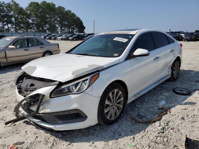 HYUNDAI SONATA SPO 2016 with VIN 5NPE34AF7GH435604 - Photo from auction