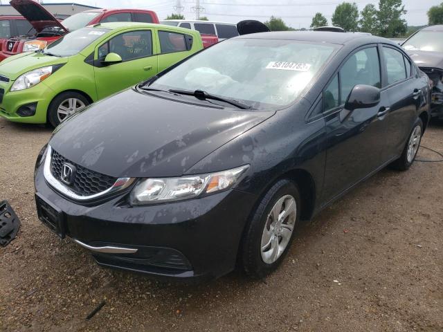 Photo 1 from auction – 2013 HONDA CIVIC LX with VIN 19XFB2F57DE017524