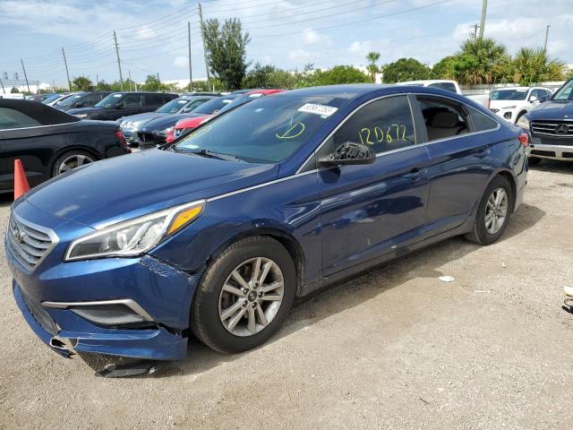 HYUNDAI SONATA SE 2017 with VIN 5NPE24AF7HH544732 - Photo from auction