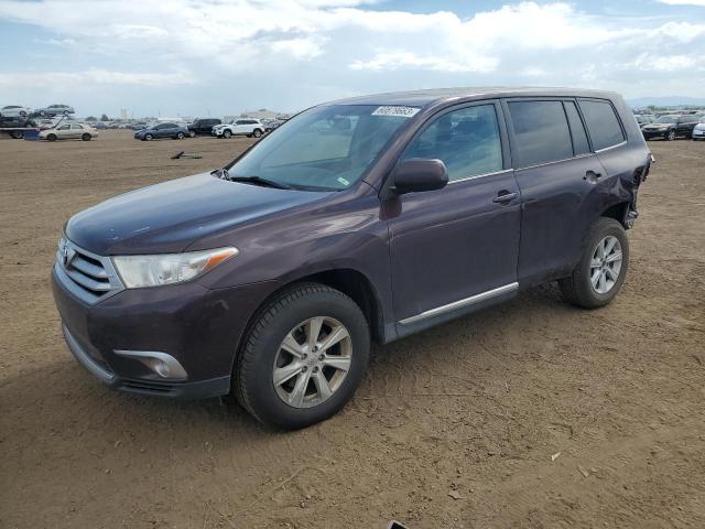 TOYOTA HIGHLANDER 2013 with VIN 5TDBK3EH5DS277555 - Photo from auction