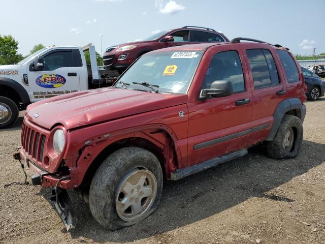 JEEP LIBERTY SP 2007 with VIN 1J4GL48K07W572447 - Photo from auction