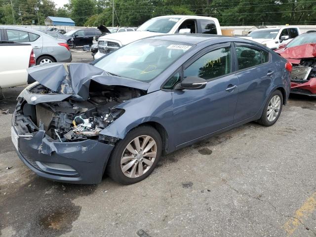 KIA FORTE LX 2015 with VIN KNAFX4A63F5270087 - Photo from auction