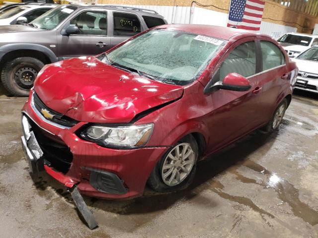 CHEVROLET SONIC LT 2018 with VIN 1G1JD5SH4J4117057 - Photo from auction