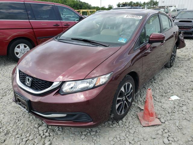 HONDA CIVIC EX 2015 with VIN 19XFB2F89FE256103 - Photo from auction
