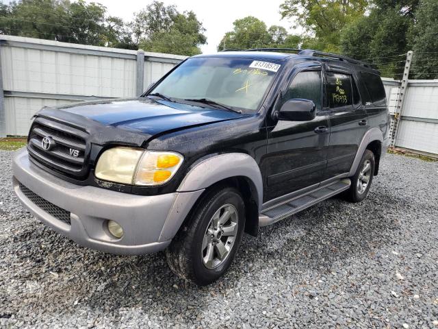 TOYOTA SEQUOIA SR 2002 with VIN 5TDZT34AX2S079535 - Photo from auction