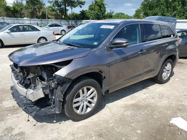 TOYOTA HIGHLANDER 2015 with VIN 5TDZKRFH6FS055108 - Photo from auction