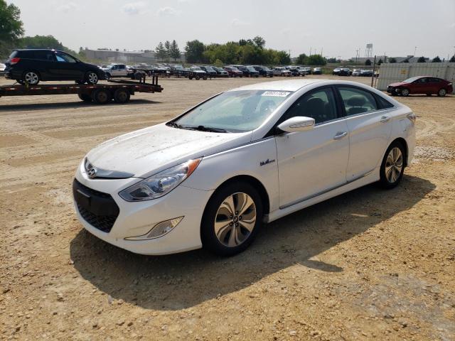 HYUNDAI SONATA HYB 2015 with VIN KMHEC4A40FA123849 - Photo from auction