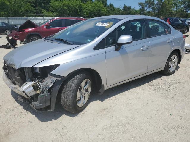 HONDA CIVIC LX 2013 with VIN 2HGFB2F51DH595074 - Photo from auction