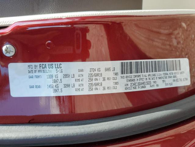 Photo 14 from auction – 2017 CHRYSLER PACIFICA T with VIN 2C4RC1BG4HR515633
