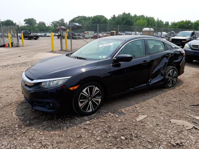 HONDA CIVIC EXL 2016 with VIN 19XFC1F75GE203477 - Photo from auction