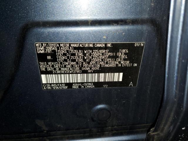 Photo 14 from auction – 2014 TOYOTA RAV4 XLE with VIN 2T3RFREV2EW137863