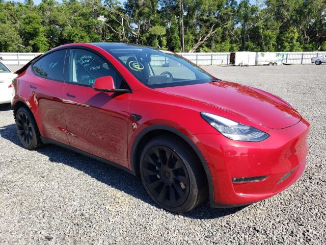 Photo 4 from auction – 2021 TESLA MODEL Y with VIN 5YJYGAEE9MF111436