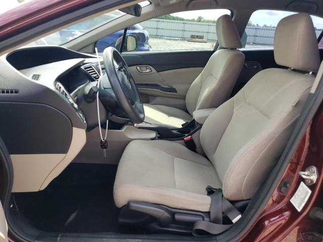 Photo 7 from auction – 2013 HONDA CIVIC LX with VIN 19XFB2F58DE290441