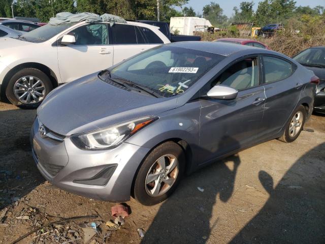 HYUNDAI ELANTRA SE 2014 with VIN KMHDH4AEXEU024071 - Photo from auction