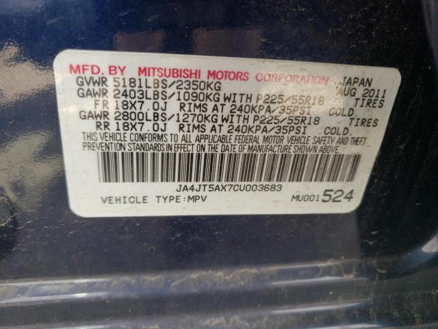 Photo 14 from auction – 2012 MITSUBISHI OUTLANDER with VIN JA4JT5AX7CU003683
