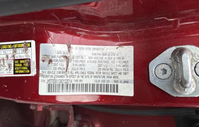 Photo 10 from auction – 2008 MAZDA CX-9 with VIN JM3TB38V080122014