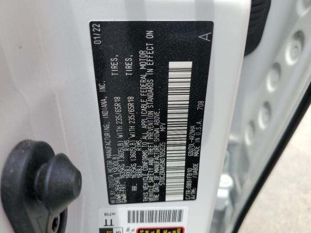 Photo 14 from auction – 2022 TOYOTA HIGHLANDER with VIN 5TDCZRAH5NS105035