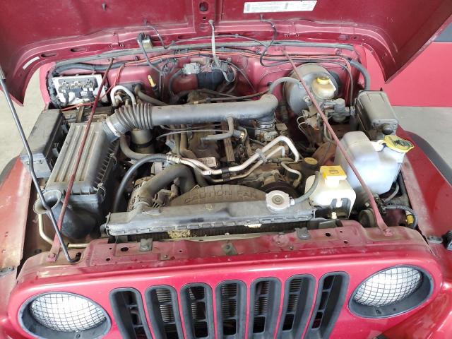 Photo 11 from auction – 2000 JEEP WRANGLER / with VIN 1J4FA49S1YP764360