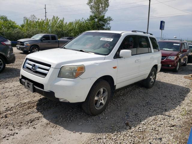 HONDA PILOT EX 2006 with VIN 5FNYF18626B017585 - Photo from auction