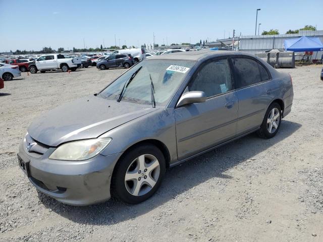 HONDA CIVIC EX 2004 with VIN 2HGES26744H531737 - Photo from auction