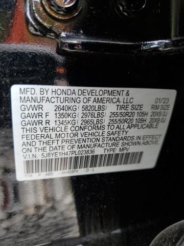 Photo 14 from auction – 2023 ACURA MDX TECHNO with VIN 5J8YE1H47PL023836