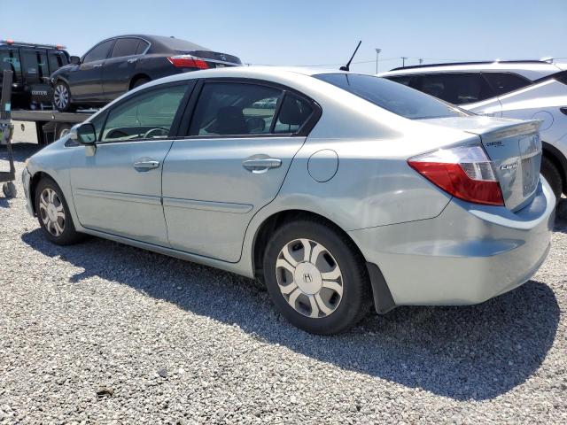 Photo 2 from auction – 2012 HONDA CIVIC HYBR with VIN JHMFB4F2XCS008487