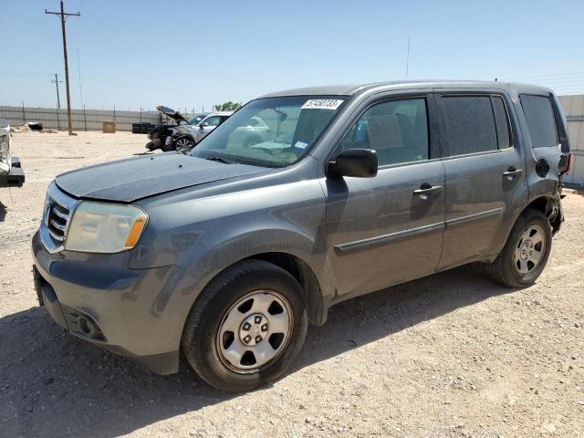HONDA PILOT LX 2012 with VIN 5FNYF4H28CB002633 - Photo from auction