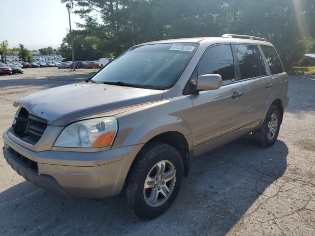 HONDA PILOT EX 2003 with VIN 2HKYF18433H544613 - Photo from auction