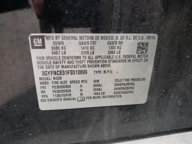 Photo 14 from auction – 2015 CADILLAC SRX PERFOR with VIN 3GYFNCE31FS510899