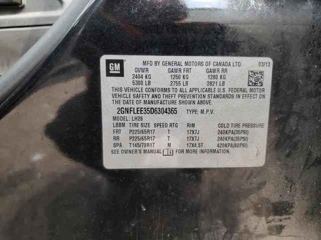 Photo 14 from auction – 2013 CHEVROLET EQUINOX LT with VIN 2GNFLEE35D6304365