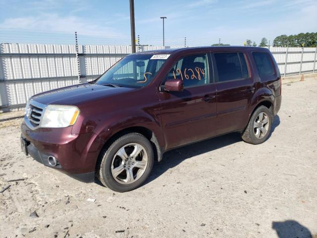 HONDA PILOT EXL 2013 with VIN 5FNYF4H60DB011248 - Photo from auction