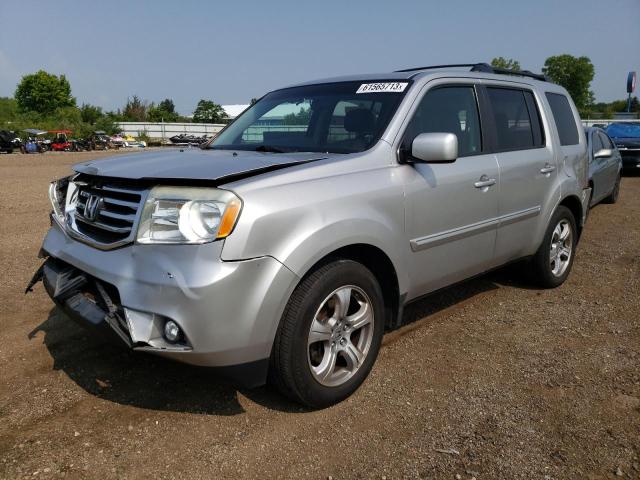 HONDA PILOT EXL 2012 with VIN 5FNYF4H59CB044349 - Photo from auction