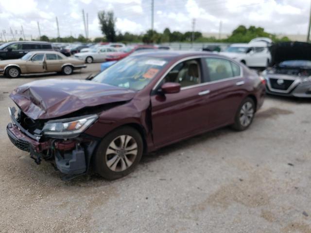 HONDA ACCORD LX 2014 with VIN 1HGCR2F31EA272740 - Photo from auction