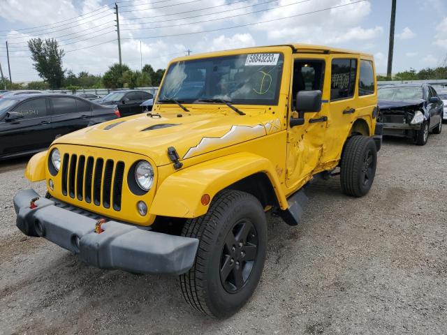 JEEP WRANGLER U 2015 with VIN 1C4BJWEG1FL584897 - Photo from auction