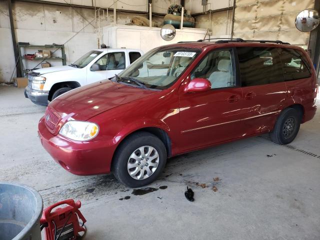 KIA SEDONA EX 2005 with VIN KNDUP132556729275 - Photo from auction