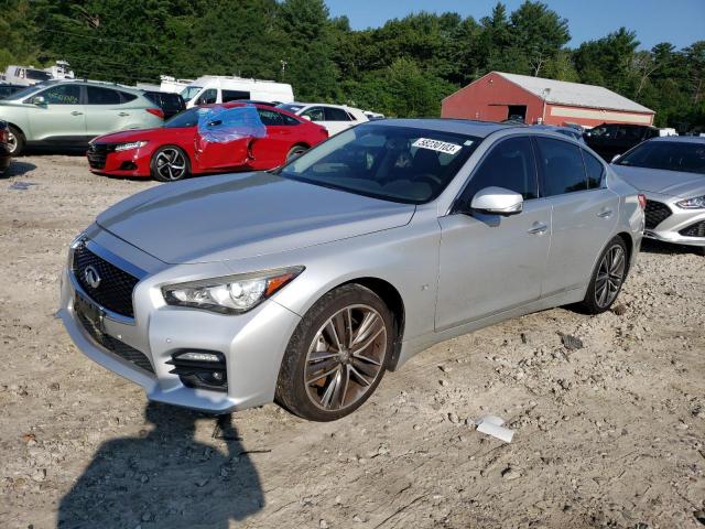 INFINITI Q50 BASE 2014 with VIN JN1BV7AR6EM696799 - Photo from auction