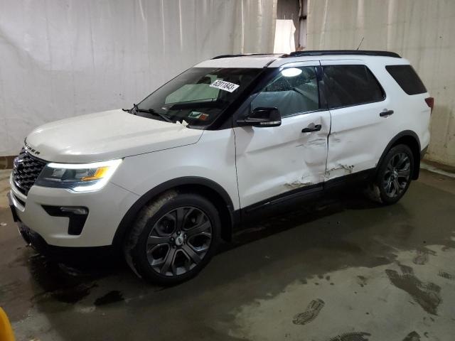 FORD EXPLORER S 2018 with VIN 1FM5K8GT7JGB73680 - Photo from auction