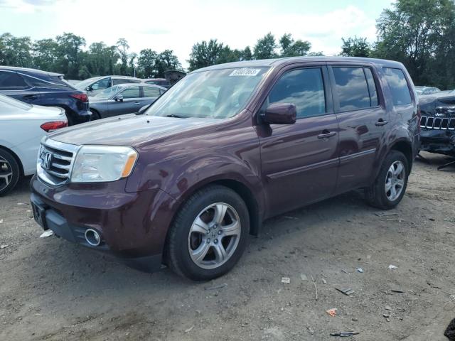 HONDA PILOT EXL 2014 with VIN 5FNYF4H59EB049893 - Photo from auction