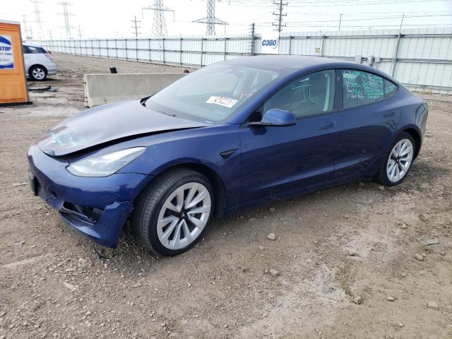 TESLA MODEL 3 2022 with VIN 5YJ3E1EB4NF304925 - Photo from auction