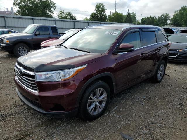 TOYOTA HIGHLANDER 2015 with VIN 5TDJKRFH3FS123135 - Photo from auction