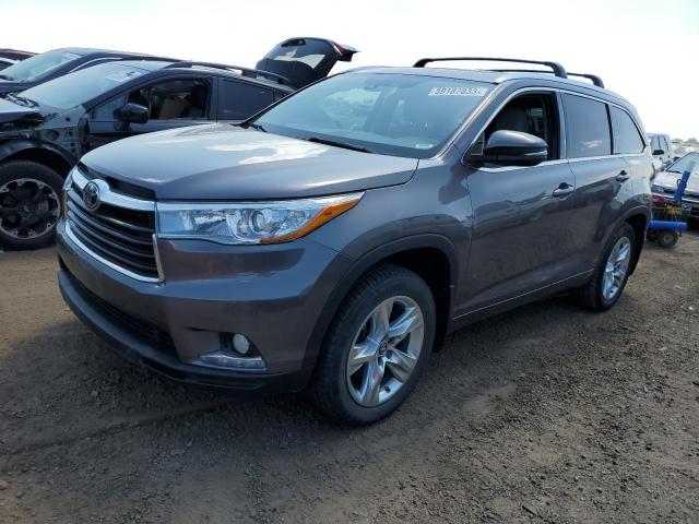 TOYOTA HIGHLANDER 2016 with VIN 5TDDKRFH7GS326480 - Photo from auction