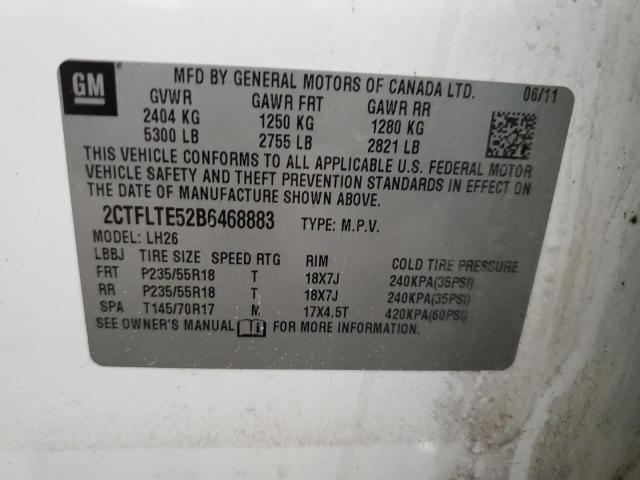 Photo 14 from auction – 2011 GMC TERRAIN SL with VIN 2CTFLTE52B6468883