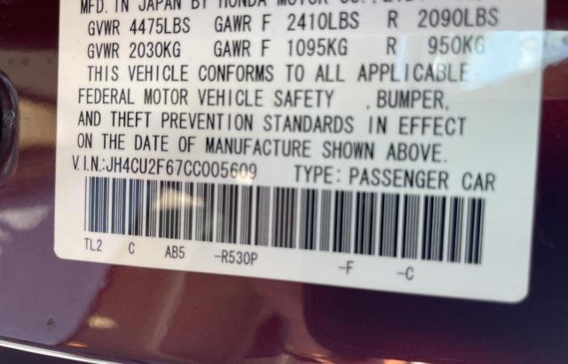 Photo 10 from auction – 2012 ACURA TSX TECH with VIN JH4CU2F67CC005609