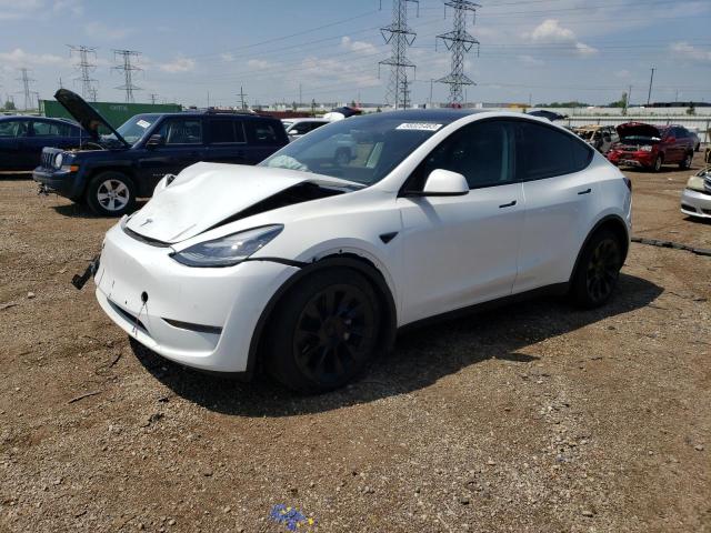 TESLA MODEL Y 2020 with VIN 5YJYGDEE6LF046111 - Photo from auction