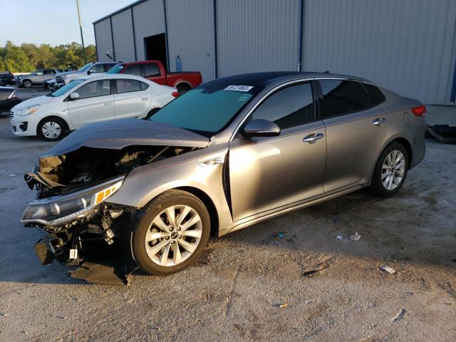 KIA OPTIMA EX 2016 with VIN 5XXGU4L31GG058112 - Photo from auction