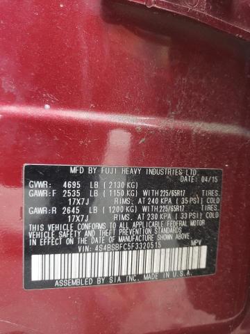 Снимка 14 от търг – 2015 SUBARU OUTBACK 2. с VIN 4S4BSBFC5F3320515