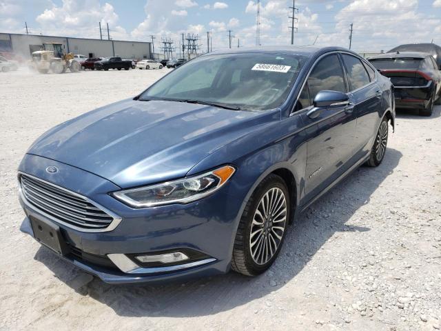 FORD FUSION TIT 2018 with VIN 3FA6P0RU4JR248223 - Photo from auction